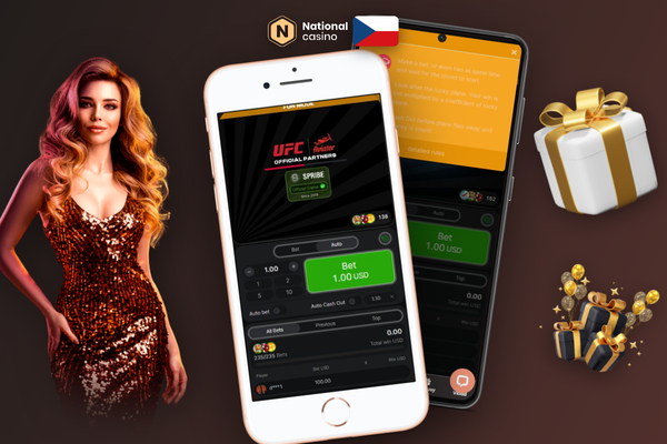 Dva sázkové panely Aviator v National Casino ilustrují strategii dual bet v jednom kole