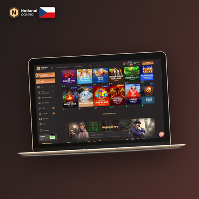 Přehledná pokladna National Casino na PC umožňuje vklady i výběry na jedné obrazovce
